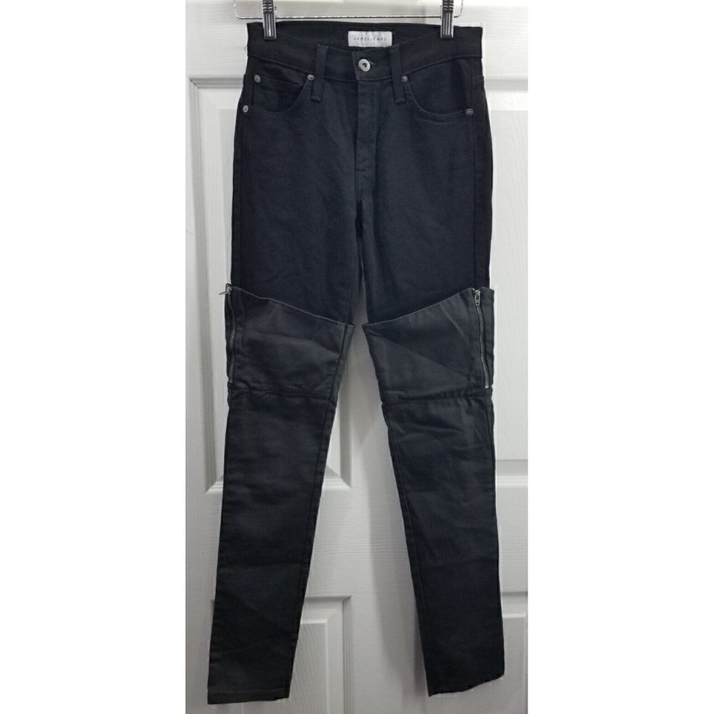 James Jeans Black Dee Dee Thigh High Boot Jeans Size 24